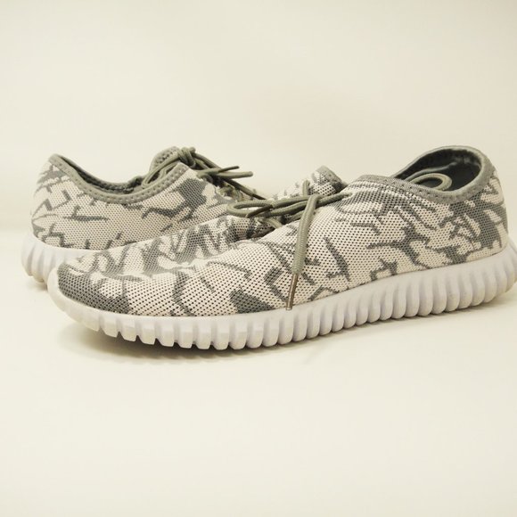 Dirty Laundry Womens Gray Camo Slip On Lace Adjust Comfort Sneakers Shoes sz 8 - Picture 11 of 11